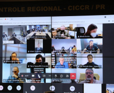 Secretários de estado da segurança pública reúnem-se para avaliação da operação Fronteiras e Divisas Integradas I   -  Curitiba, 06/10/2021  -  Foto: SESP-PR