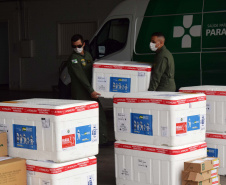 583,6 mil vacinas contra a Covid-19 são distribuídas nesta quarta. Foto: Américo Antonio/SESA