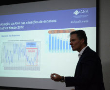 A troca de experiências do XXIII Encontro Nacional de Comitês de BaciasHidrográficas (Encob) se encerra nessa quarta-feira (6), sendo o dia deamanhã (7) reservado somente para Assembleia dos Comitês. -  Curitiba, 06/10/2021  -  Foto: SEDEST