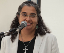 Mulheres na ciência: vida dedicada à pesquisa e um caminho a seguir. Na foto, a pesquisadora Christiane Philippini Ferreira Borges  -  Curitiba, 07/10/2021  -  Foto: Fundação Araucária