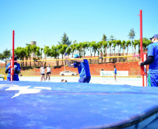 Cascavel será palco durante três dias do XX Campeonato Brasileiro de Atletismo Master. A partir de sexta-feira, 08, o Centro Nacional de Treinamento de Atletismo (CNTA) recebe atletas de 15 estados brasileiros. - Curitiba, 07/10/2021  -  Foto:  AFRAM - Associação Paranaense de Atletismo Master