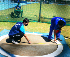 Cascavel será palco durante três dias do XX Campeonato Brasileiro de Atletismo Master. A partir de sexta-feira, 08, o Centro Nacional de Treinamento de Atletismo (CNTA) recebe atletas de 15 estados brasileiros. - Curitiba, 07/10/2021  -  Foto:  AFRAM - Associação Paranaense de Atletismo Master
