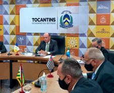 O secretário da Segurança Pública do Paraná, Romulo Marinho Soares, participou nos dias 6 e 7 de outubro da 78ª Reunião Ordinária do Colégio Nacional dos Secretários de Segurança Pública (Consesp), em Palmas (TO). - Palmas, (TO), 07/10/2021  -  Foto: SESP-PR