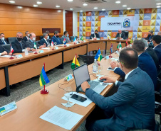 O secretário da Segurança Pública do Paraná, Romulo Marinho Soares, participou nos dias 6 e 7 de outubro da 78ª Reunião Ordinária do Colégio Nacional dos Secretários de Segurança Pública (Consesp), em Palmas (TO). - Palmas, (TO), 07/10/2021  -  Foto: SESP-PR