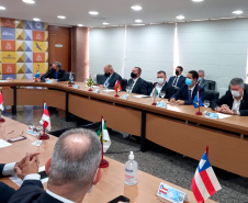 O secretário da Segurança Pública do Paraná, Romulo Marinho Soares, participou nos dias 6 e 7 de outubro da 78ª Reunião Ordinária do Colégio Nacional dos Secretários de Segurança Pública (Consesp), em Palmas (TO). - Palmas, (TO), 07/10/2021  -  Foto: SESP-PR