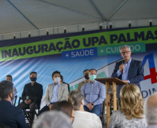 Governador em exercício Darci Piana visita a UPA em Palmas  -  Palmas, 08/10/2021  -  Foto: Gilson Abreu/AEN