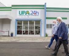 Governador em exercício Darci Piana visita a UPA em Palmas  -  Palmas, 08/10/2021  -  Foto: Gilson Abreu/AEN