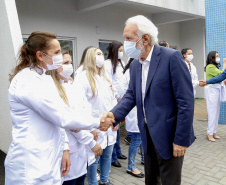 Governador em exercício Darci Piana visita a UPA em Palmas  -  Palmas, 08/10/2021  -  Foto: Gilson Abreu/AEN