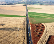 Serviços de conservação na PR-170 entre Apucarana e Borrazópolis, no Vale do Ivaí - conhecida como Rodovia do Milho.  -  Curitiba, 08/10/2021  -  foto: DER-PR