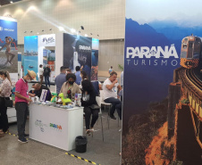 A Paraná Turismo, autarquia ligada a Secretaria Estadual do Desenvolvimento Sustentável e Turismo (Sedest), participou, nesta semana, da 48ª ABAV Expo & Collab. A feira terminou nesta sexta-feira e aconteceu no Centro de Eventos de Fortaleza (CE). Foto: Paraná Turismo