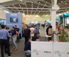 A Paraná Turismo, autarquia ligada a Secretaria Estadual do Desenvolvimento Sustentável e Turismo (Sedest), participou, nesta semana, da 48ª ABAV Expo & Collab. A feira terminou nesta sexta-feira e aconteceu no Centro de Eventos de Fortaleza (CE). Foto: Paraná Turismo