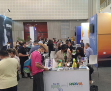 A Paraná Turismo, autarquia ligada a Secretaria Estadual do Desenvolvimento Sustentável e Turismo (Sedest), participou, nesta semana, da 48ª ABAV Expo & Collab. A feira terminou nesta sexta-feira e aconteceu no Centro de Eventos de Fortaleza (CE). Foto: Paraná Turismo