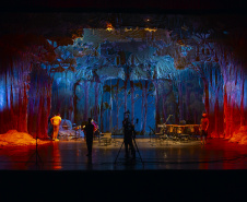 O Teatro Guaíra preparou uma programação virtual especial para celebrar o Dia das Crianças. Os pequenos poderão assistir a um concerto da Orquestra Sinfônica do Paraná (OSP), que apresenta a obra ?Pedro e o Lobo?, e ao projeto Chromakids, do Balé Teatro Guaíra (BTG).  -  Curitiba, 08/10/2021  -  Foto:  Maringas Maciel/Teatro Guaíra