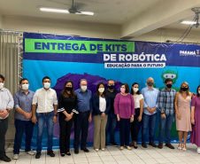 Kits de robótica são entregues para escolas de mais 42 municípios . Foto: Guilherme Flores/Casa Civil