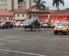 As unidades da Polícia Militar de todo o estado estão nesta sexta-feira (08/10) reforçando o policiamento ostensivo e preventivo nas áreas urbanas e rurais, eixos comerciais e residenciais. A atividade é da megaoperação Fecha Quartel do Comando-Geral da PM, coordenada pelo Subcomando-Geral, que conta com a aplicação de todo o efetivo administrativo dos Batalhões e Companhias Independentes. -  Curitiba, 08/10/2021  - Foto: PMPR