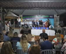 O governador em exercício Darci Piana inaugurou nesta sexta-feira (8) uma unidade do programa Meu Campinho em Munhoz de Mello, no distrito de Fernão Dias, na região Norte do Paraná. O projeto recebeu R$ 269 mil do Governo do Estado, por meio da Secretaria do Desenvolvimento Urbano e de Obras Públicas.Fotoz: Gustavo Pontes/SEDU