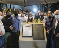 O governador em exercício Darci Piana inaugurou nesta sexta-feira (8) uma unidade do programa Meu Campinho em Munhoz de Mello, no distrito de Fernão Dias, na região Norte do Paraná. O projeto recebeu R$ 269 mil do Governo do Estado, por meio da Secretaria do Desenvolvimento Urbano e de Obras Públicas.Fotoz: Gustavo Pontes/SEDU
