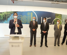 Governador lança semana do Paraná no Pavilhão Brasil da Expo Dubai 2020. Foto: Governo do Paraná