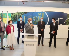 Governador lança semana do Paraná no Pavilhão Brasil da Expo Dubai 2020. Foto: Governo do Paraná