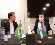 Paraná e Câmara de Comércio Árabe-Brasileira formalizam acordos para intensificar a parceria. Foto: Governo do Paraná