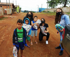 PITANGA -  O Instituto Água e Terra (IAT), vinculado à Secretaria do Desenvolvimento Sustentável e do Turismo (Sedest) aderiu à campanha estadual Paraná Piá. No balanço, divulgado nesta quarta-feira (13), o IAT relata a arrecadação de 4376 brinquedos. - Curitiba, 13/10/2021 - Foto: IAT