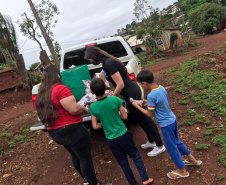 PITANGA -  O Instituto Água e Terra (IAT), vinculado à Secretaria do Desenvolvimento Sustentável e do Turismo (Sedest) aderiu à campanha estadual Paraná Piá. No balanço, divulgado nesta quarta-feira (13), o IAT relata a arrecadação de 4376 brinquedos. - Curitiba, 13/10/2021 - Foto: IAT