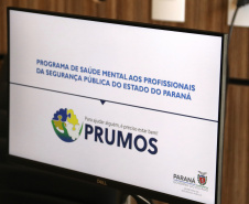 Estão em andamento as obras para um novo Centro de Apoio Psicológico do programa Prumos, da Secretaria da Segurança Pública. A nova unidade, em Curitiba, visa melhorar o atendimento com intuito de prevenir e cuidar da saúde mental de policiais militares e civis, bombeiros militares, agentes penitenciários e peritos oficiais, além de seus familiares. - Curitiba, 14/10/2021 - Foto: SESP-PR