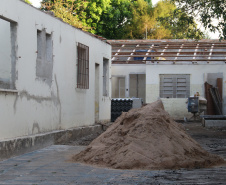 Estão em andamento as obras para um novo Centro de Apoio Psicológico do programa Prumos, da Secretaria da Segurança Pública