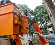 Copel enfrenta segundo pior evento climático já registrado; Foto: Copel