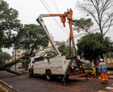 Copel enfrenta segundo pior evento climático já registrado; Foto: Copel