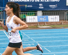 O Centro Nacional de Treinamento em Atletismo (CNTA), em Cascavel, mais uma vez foi palco de grandes disputas e importantes conquistas do atletismo paranaense. Neste último fim de semana (16 e 17), a cidade foi sede das mais variadas competições do atletismo na etapa estadual dos Jogos da Juventude do Paraná (JOJUPS) e dos Jogos Abertos do Paraná (JAPS), que contabilizaram 43 municípios participantes e mais de 500 atletas. -  Curitiba, 18/10/2021 - Foto: Alexsandro Felix