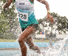 O Centro Nacional de Treinamento em Atletismo (CNTA), em Cascavel, mais uma vez foi palco de grandes disputas e importantes conquistas do atletismo paranaense. Neste último fim de semana (16 e 17), a cidade foi sede das mais variadas competições do atletismo na etapa estadual dos Jogos da Juventude do Paraná (JOJUPS) e dos Jogos Abertos do Paraná (JAPS), que contabilizaram 43 municípios participantes e mais de 500 atletas. -  Curitiba, 18/10/2021 - Foto: Alexsandro Felix