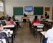 A Secretaria de Estado da Saúde (Sesa) iniciou a segunda etapa do Planejamento Regional Integrado (PRI) nesta segunda-feira (18), em encontro presencial realizado no município de Maringá, com as Regionais de Saúde da abrangência da Macrorregião Noroeste.Foto: Américo Antonio/SESA