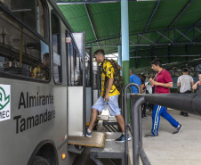 Estado e Google firmam parceria para divulgar informações do transporte coletivo da RMC. Foto: Comec