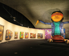 Em um mês, exposição "OSGEMEOS: Segredos" alcança mais de 41 mil ingressos vendidos. Foto: José Fernando Ogura/AEN