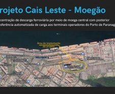 Projeto do moegão do Corredor de Exportação do Porto de Paranaguá -  Paranaguá, 20/10/2021 - Foto: Rodrigo Felix Leal/SEIL