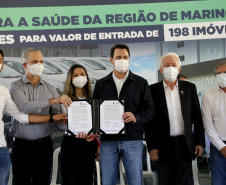 Famílias que estão em busca de uma casa própria em Maringá passaram a contar com um importante incentivo para concretizarem o sonho. O governador Carlos Massa Ratinho Junior liberou nesta quinta-feira (21), um aporte de aproximadamente R$ 3 milhões para custear parte do financiamento de 198 novos imóveis que serão construídos em dois empreendimentos na cidade, na região Noroeste do Paraná.Gilson Abreu/AEN