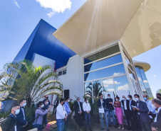 O governador Carlos Massa Ratinho Junior participou nesta quinta-feira (21) em Mandaguari, na Região Norte, da inauguração da nova planta da SuperBAC, empresa especializada em soluções biotecnológicas de alta performance para os segmentos de agricultura, saneamento, óleo e gás e bens de consumo. - Mandaguari, 21/10/2021 - Foto: Jonathan Campos/AEN