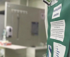 O Hospital Universitário do Oeste do Paraná (Huop) foi selecionado pelo Ministério da Saúde para participar do projeto “Saúde em Nossas Mãos”. O objetivo é estudar medidas que auxiliem na prevenção de infecções, e assim, melhorar a segurança do paciente. - Cascavel, 21/10/2021 - Foto: HUOP