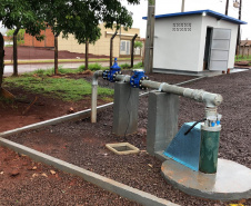 A Sanepar colocou em operação mais um poço tubular profundo em Toledo para melhorar a distribuição de água em todos os bairros e atender a duas grandes regiões que estão em constante crescimento. - Toledo, 21/10/2021 - Foto: Sanepar