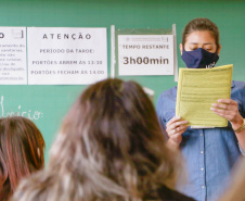 A Universidade Estadual de Ponta Grossa (UEPG) divulga nesta segunda-feira (25) o resultado do Vestibular de Primavera. A divulgação acontece por meio de transmissão ao vivo pelo Facebook da UEPG, a partir das 14 horas. Depois, as listas estarão disponíveis no site da Coordenadoria de Processos de Seleção (CPS). - Ponta Grossa, 21/10/2021 - Foto: Luciane Navarro/UEPG