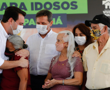 Governador Carlos Massa Ratinho Junior inaugura nesta sexta-feira (22) o Condomínio do Idoso de Foz do Iguaçu. Foto: Jonathan Campos/AEN