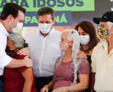 Governador Carlos Massa Ratinho Junior inaugura nesta sexta-feira (22) o Condomínio do Idoso de Foz do Iguaçu. Foto: Jonathan Campos/AEN