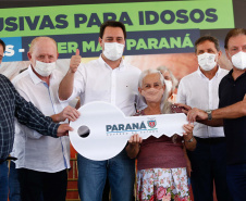 Governador Carlos Massa Ratinho Junior inaugura nesta sexta-feira (22) o Condomínio do Idoso de Foz do Iguaçu. Foto: Jonathan Campos/AEN