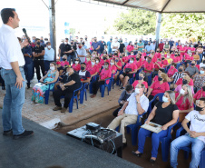 O município de Santa Tereza do Oeste ganhou nesta sexta-feira (22) uma piscina térmica pública para atendimento da população idosa. O local será um centro de reabilitação, com atividades como hidroginástica e fisioterapia e atendimento psicológico. A estrutura foi construída com recursos viabilizados pelo Estado e inaugurada nesta sexta-feira (22) pelo governador Carlos Massa Ratinho Junior.Foto: Ari Dias/AEN