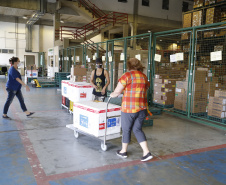 23.11.2021 Distribuição de Vacinas para regionais
Foto Gilson Abreu/AEN
