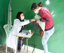NOVA AMÉRICA DA COLINA -  O Castramóvel passou por sete municípios neste mês. Ao todo, foram esterilizados 855 cães e gatos, uma média de 147 por município. Nesta quarta e quinta-feira (27 e 28), o programa chega a Bandeirantes, onde são esperados 116 animais.  -  Curitiba, 26/10/2021 - Foto: SEDEST