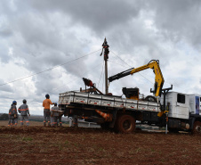 Secretário nacional de Defesa Civil percorre municípios do Paraná mais afetados por temporal. Foto: Copel