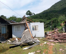 Paraná oferece moratória e acesso a crédito para municípios afetados pelo temporal. Foto: Defesa Civil