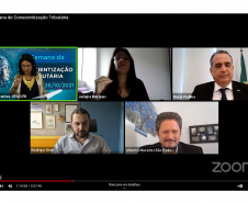 Durante dois dias aconteceu a II Semana de Conscientização Tributária -  evento virtual que trouxe novos debates e discussões sobre os impactos das reformas tributárias a administrativas no país. -  Curitiba, 26/10/2021 - Foto: SEFA